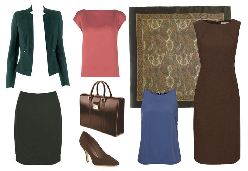 12-tone SA corporate with vintage Liberty of London scarf